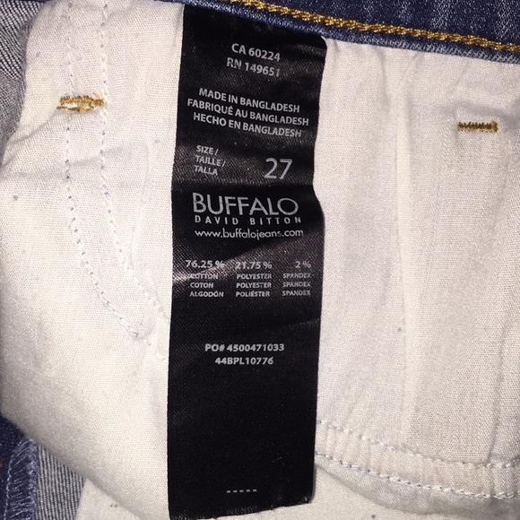 Buffalo David Bitton Ivy Hi Rise Skinny Ladies Blue Jeans Size 27 - Picture 11 of 12